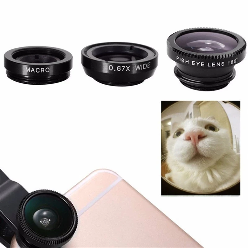 Lente de Câmera Micro 3 em 1 c - Fishing Camera avaliação e preço